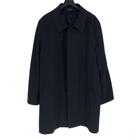 STAFFORD Removable Quilted Interliner Dress Coat - Picture 2 of 16